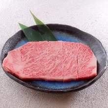 Grid-grilled Wagyu beef