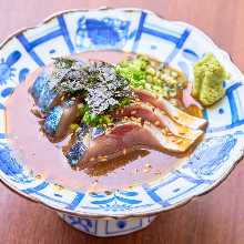 "Goma-saba" sesame-flavored mackerel (regional dish)