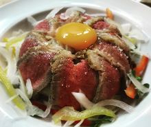 Roast beef rice bowl