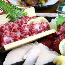 Assorted edible horse meat, 3 kinds