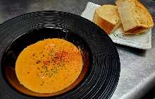 Fluffy Omelet with Sea Urchin Cream Sauce (Served with Baguette)