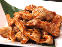 Gopchang (beef small intestines)