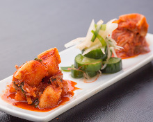 Assorted kimchi