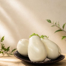 Charcoal-Grilled White Eggplant