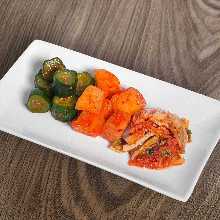 Assorted kimchi