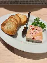 Chicken liver pate with toast