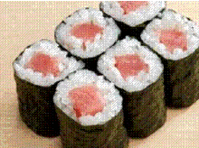 Tuna sushi rolls