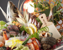Assorted sashimi