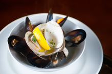 Manila clams steamed with sake