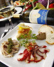 Assorted appetizers