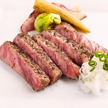Teppan-yaki(cooked on a griddle)