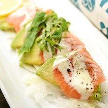Seared salmon