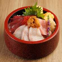 The Ultimate Premium Seafood Rice Bowl (Gokujo Kaisen-Don)