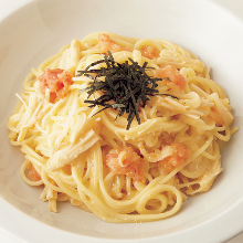 Spaghetti with mentaiko