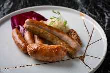 Assorted sausage