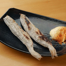 Seared saffron cod
