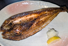 Grilled atka mackerel
