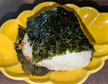 Salmon rice ball