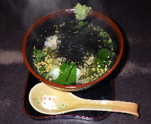 Shake chazuke(salmon and rice with tea)