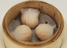 Shrimp gyoza