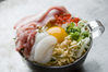 Pork and squid okonomiyaki