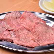 Premium grilled tongue seasoned with salt