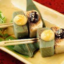 Nama-fu dengaku(fresh gluten cake)