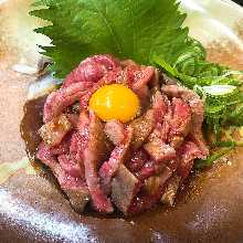 Wagyu Rare Steak, Yukhoe Style