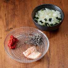Salted kelp ochazuke