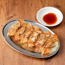 Shiso cheese dumplings