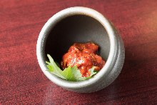 Chanja (Korean spicy marinated cod innards)