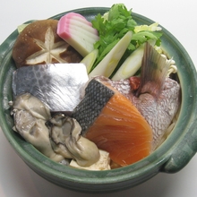 Seafood hotpot