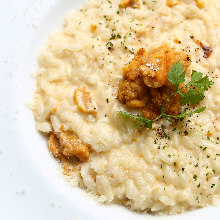 Sea urchin cream risotto