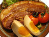 Simmered pork belly