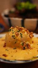 Seasoned soft-boiled egg