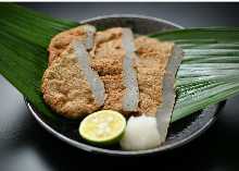 Fried fish paste