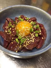 Horse meat tartare