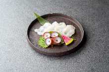 生たこの塩焼き