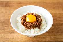 Rice with Savory Meat Miso