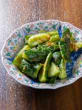 Smashed cucumber salad