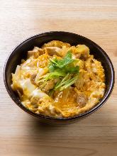 "Oyako" chicken and egg rice bowl