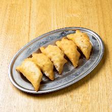 Fried garlic chive gyoza