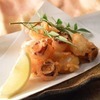 活タコの唐揚げ