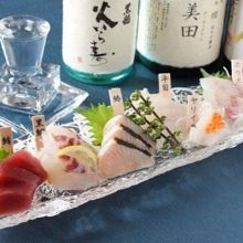 刺身盛り合わせ5種