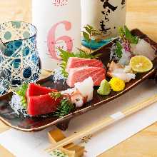 刺身5点盛り