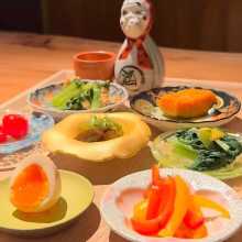 おばんざい　お1人様2皿をお選びください。