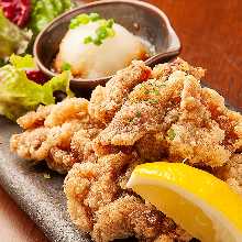 北海道名物・ジンギスカンの唐揚げ