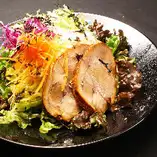 自家製チャーシューのラーメンサラダ
