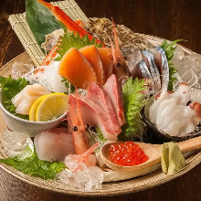 本マグロ刺身3種盛り合わせ