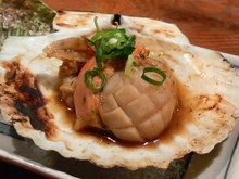 ホタテ貝のバター焼き